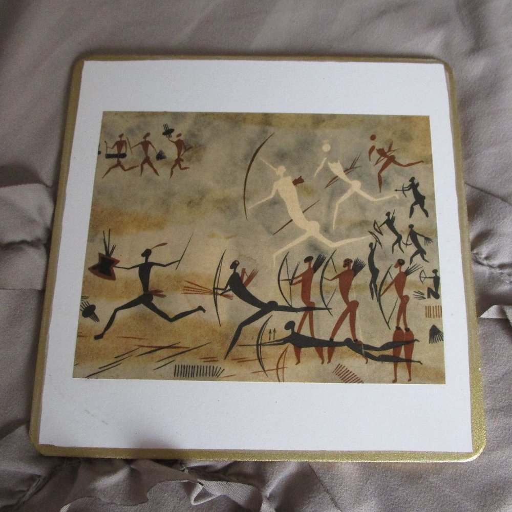 set of 5 cork trivets